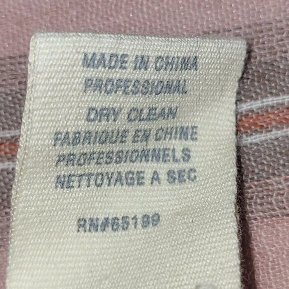 Elizabeth and James X-Small Cotton Sheer Plaid Blouse Multi-Color One Button - Picture 12 of 12